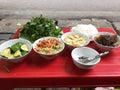 Bun Cha -Vietnamese Dish ,Hanoi Royalty Free Stock Photo