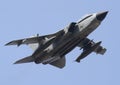 A german Tornado fighter jet with take off from Buechel airbase near Cochem