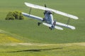 BÃÂ¼cker BÃÂ¼ 133 Jungmeister biplane takeoff