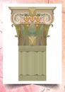 Vector - Greek Decorative column