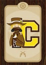 C is for Cowboy Royalty Free Stock Photo