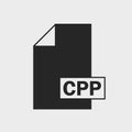 C CPP file Format Icon Royalty Free Stock Photo