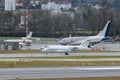 C-FCDE Skyservice Business Aviation Bombardier Challenger 605 jet in Zurich in Switzerland