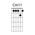 C11 guitar chord icon