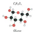 C6H12O6 Glucose molecule