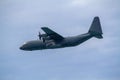 C-130 Hercules demonstration Royalty Free Stock Photo