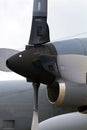C-130 Hercules Propeller Close Up Isolated