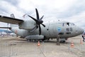 C27J Spartan at BIAS 2024 in Bucharest Royalty Free Stock Photo