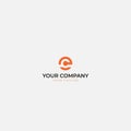 C letter and E letter logo CE logo simple e commerce