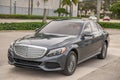 C300 Mercedes Benz luxury sedan front left quarter photo