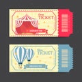 Free Vector Circus Tickets Set