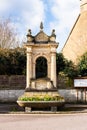 Memorial arch and fountain