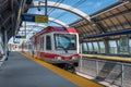 C-Train in downtown Calgary, Alberta