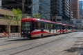 C-Train in downtown Calgary, Alberta