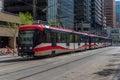 C-Train in downtown Calgary, Alberta Royalty Free Stock Photo