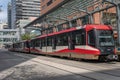 C-Train in downtown Calgary, Alberta