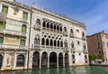 Ca d`Oro palace on Grand Canal, Venice, Italy Royalty Free Stock Photo