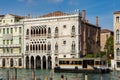 Ca d`Oro palace on Grand canal in Venice, Italy Royalty Free Stock Photo