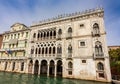 Ca d`Oro palace on Grand Canal, Venice, Italy Royalty Free Stock Photo
