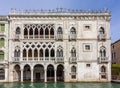 Ca d`Oro palace on Grand Canal, Venice, Italy Royalty Free Stock Photo