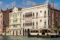 Ca d\'Oro palace on Grand canal in Venice, Italy Royalty Free Stock Photo