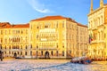 Ca` Foscari University of Venice and Palazzo Balbi in Grand Cana Royalty Free Stock Photo