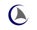 ca sail logo icon template