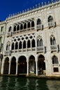 The Ca' d'Oro or Palazzo Santa Sofia on the Grand Canal in Venice Royalty Free Stock Photo