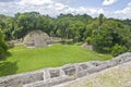 Caana pyramid at Caracol in Belize Royalty Free Stock Photo