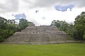 Caana pyramid at Caracol in Belize Royalty Free Stock Photo