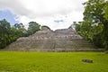 Caana pyramid at Caracol in Belize Royalty Free Stock Photo