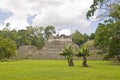 Caana pyramid at Caracol in Belize Royalty Free Stock Photo