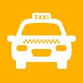 Cab taxi vector icon