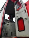 Cab of train transportation Royalty Free Stock Photo