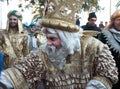 Cabalgata de Reyes Magos in all Barcelona, Spain. Royalty Free Stock Photo