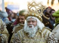 Cabalgata de Reyes Magos in Barcelona, Spain Royalty Free Stock Photo