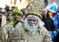 Cabalgata de Reyes Magos in Barcelona Royalty Free Stock Photo