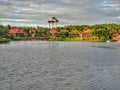 Cabanas at the Coronado Springs Resort Disney World Orlando Florida Royalty Free Stock Photo