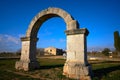 Cabanes roman arch at Via Augusta Catellon Royalty Free Stock Photo