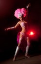 Cabaret dancer Royalty Free Stock Photo