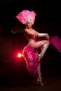 Cabaret dancer Royalty Free Stock Photo