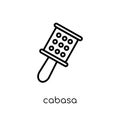 Cabasa icon from Music collection. Royalty Free Stock Photo