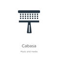 Cabasa icon vector. Trendy flat cabasa icon from music collection isolated on white background. Vector illustration can be used Royalty Free Stock Photo