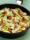 Cabbage with bacon