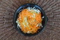 Cabbage and carrot salad