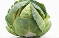 Cabbage, cut out on white background Royalty Free Stock Photo