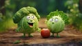 Cabbage Friends: A Pixar-style Tale Of Talking Cartoon Characters