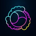 cabbage in nolan style icon. Simple thin line, outline vector of vegetables icons for ui and ux, website or mobile application Royalty Free Stock Photo
