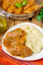 Cabbage rolls with minced beef and pork Royalty Free Stock Photo