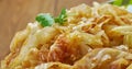 Cabbage Sauteed with Chicken